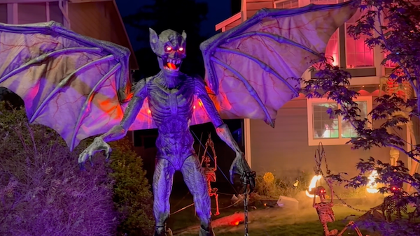 AtmosFAN Creates a Halloween Hellscape that is – Fire!
