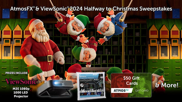 Atmosfx & Viewsonic 2024 Halfway To Christmas Sweepstakes – Atmosfx 