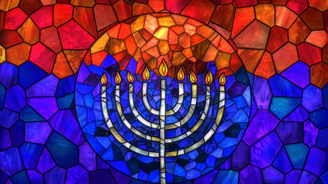 Hanukkah Window