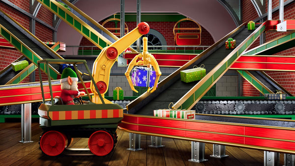 Santa's Warehouse - Santa & Company - AtmosFX Digital Decorations