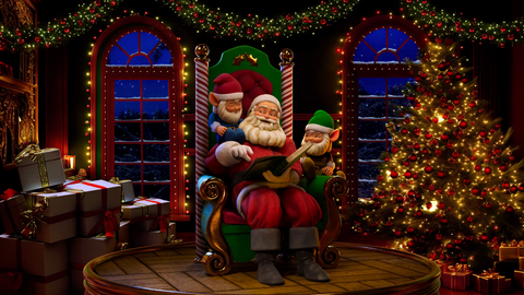 Santa and his Elves