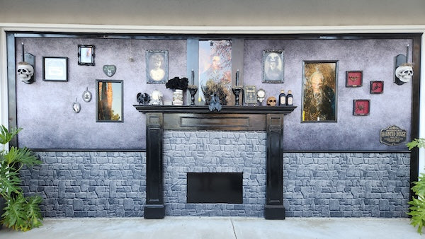 AtmosFAN Builds Haunted Wall Across Garage Door. The Car Can Wait.