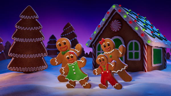 Gingerbread Jig - Gingerbread Lane - AtmosFX Digital Decorations