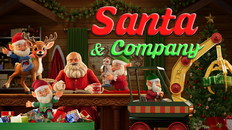 コストコ Santa's Toy Shop クリスマスディスプレイ Santa's Toy Shop