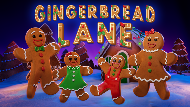Gingerbread Lane - AtmosFX Digital Decorations