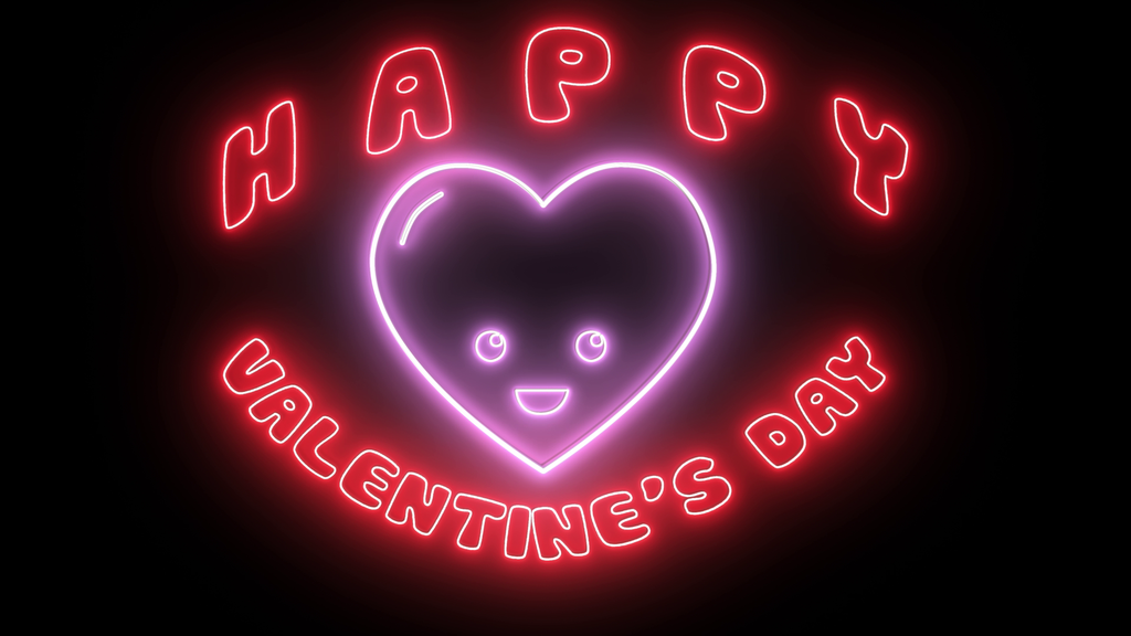 Sweet Neon Valentines