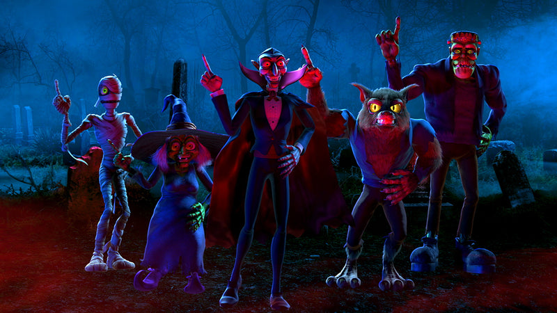 dance monsters projection Monster Chiller Dance