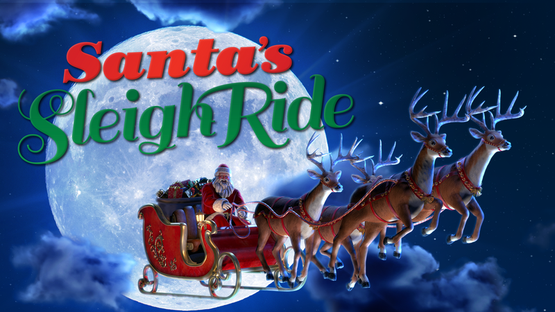 Santa Snow Rider R Santa Sleigh Rider 3d