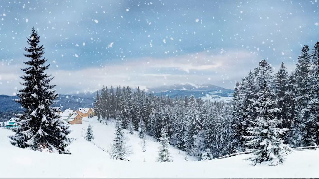 Winter Holiday Virtual Background Bundle - AtmosFX Digital Decorations